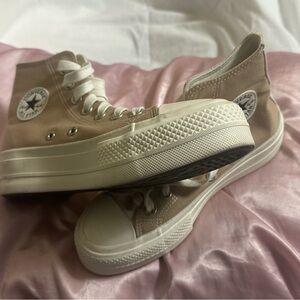 Converse Women's High-Top Sneakers - Tan/cream 2-tone